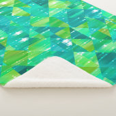 Abstract background. green mosaic シェルパブランケット (3/4)