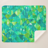 Abstract background. green mosaic シェルパブランケット (正面(横))