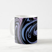 Abstract background. Liquid marble. Background flu コーヒーマグカップ (正面左)