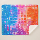 abstract background.multicolored mosaic シェルパブランケット (正面(横))
