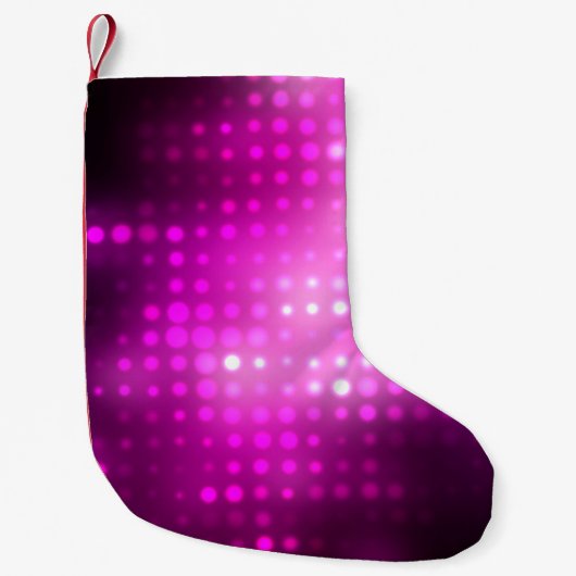 Abstract background. pink geometrical background w スモールクリスマスストッキング (正面)