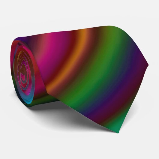 Abstract Background Spirals Soft I ネクタイ (ロール)