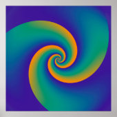 Abstract Background Spirals soft V ポスター (正面)