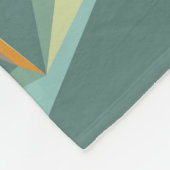 Abstract background with colorful trianglesabstrac フリースブランケット (角)