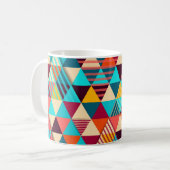 Abstract background with triangle shapes. Modern g コーヒーマグカップ (正面左)