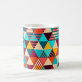 Abstract background with triangle shapes. Modern g コーヒーマグカップ (中央)