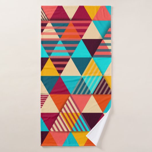 Abstract background with triangle shapes. Modern g バスタオル (バスタオル)