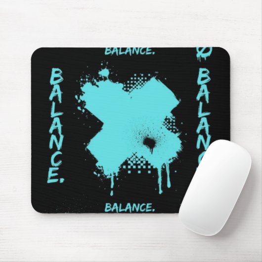 Abstract Balance Graphic Mouse Pad - Modern  マウスパッド (マウス)