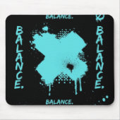 Abstract Balance Graphic Mouse Pad - Modern  マウスパッド (正面)