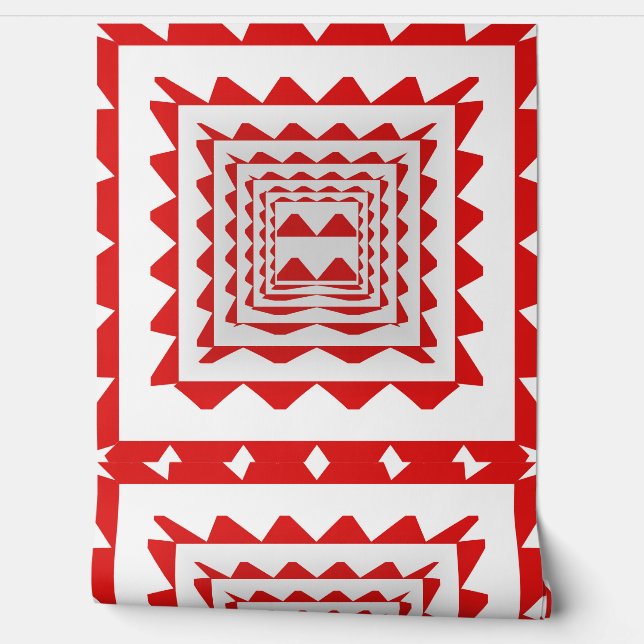 Abstract Bauhaus Geometric Pattern  壁紙 (ほどく)