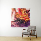Abstract beautiful purple, red and yellow bright c タペストリー (インサイチュ)