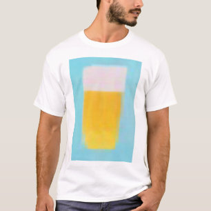 abstract beer tee tシャツ