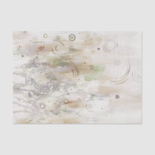 Abstract Beige Gray Decoupage Tissue Paper 薄葉紙 (正面)