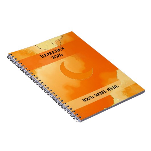 Abstract Beige Islamic ノートブック (右側)