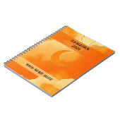 Abstract Beige Islamic ノートブック (左側)