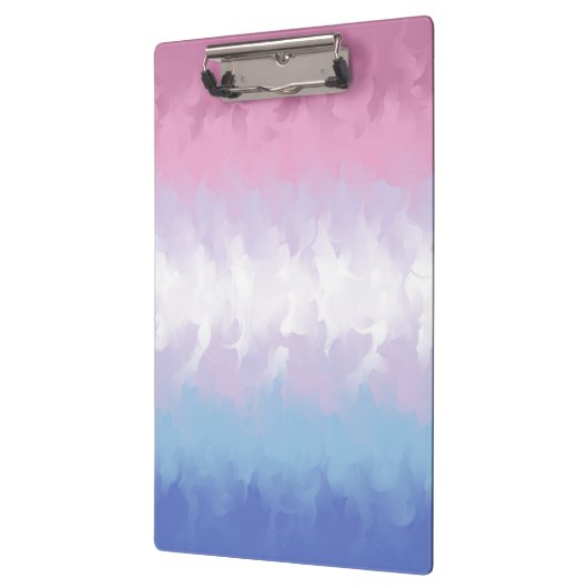Abstract Bigender Pride Flag クリップボード (左)