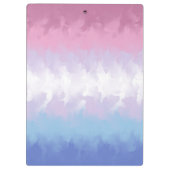 Abstract Bigender Pride Flag クリップボード (裏面)