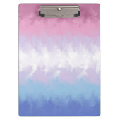 Abstract Bigender Pride Flag クリップボード (正面)