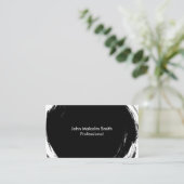 Abstract Black 名刺 (スタンド正面)