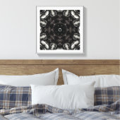 Abstract Black and White Home Decor Wall Art キャンバスプリント (インサイチュ (寝室))