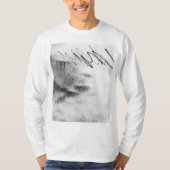 Abstract Black and White Light Trails Long Exposur Tシャツ (正面)