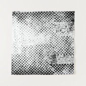 Abstract black and white vintage background. Monoc タペストリー (正面(横))