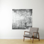 Abstract black and white vintage background. Monoc タペストリー (インサイチュ(横))