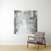 Abstract black and white vintage background. Monoc タペストリー (インサイチュ)
