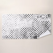 Abstract black and white vintage background. Monoc バスタオル (バスタオル)