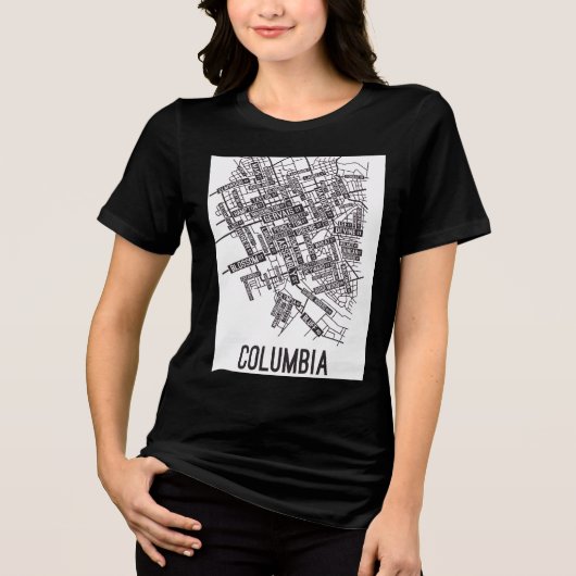 Abstract Black & White Graphic T-Shirt トライブレンドＴシャツ (正面)