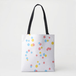Abstract Bloom – All-Over Artistic Floral Tote Bag トートバッグ