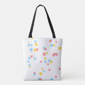 Abstract Bloom – All-Over Artistic Floral Tote Bag トートバッグ (裏面)