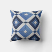 Abstract Blue Accent Cushion クッション (裏面)
