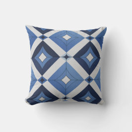 Abstract Blue Accent Cushion クッション