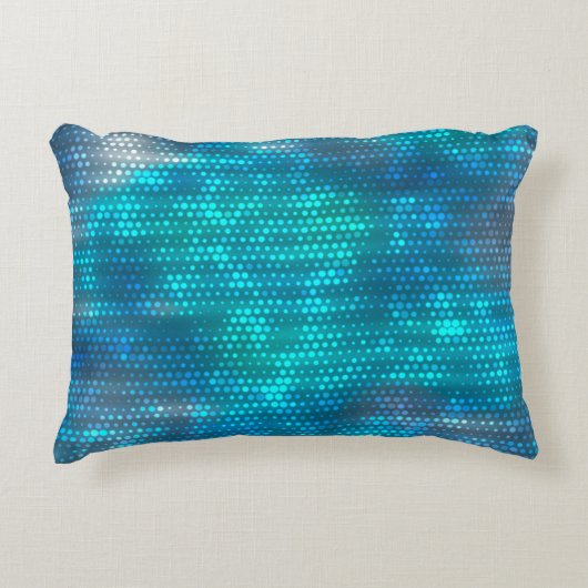 Abstract blue creative background アクセントクッション (正面)
