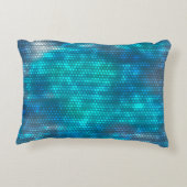 Abstract blue creative background アクセントクッション (裏面)