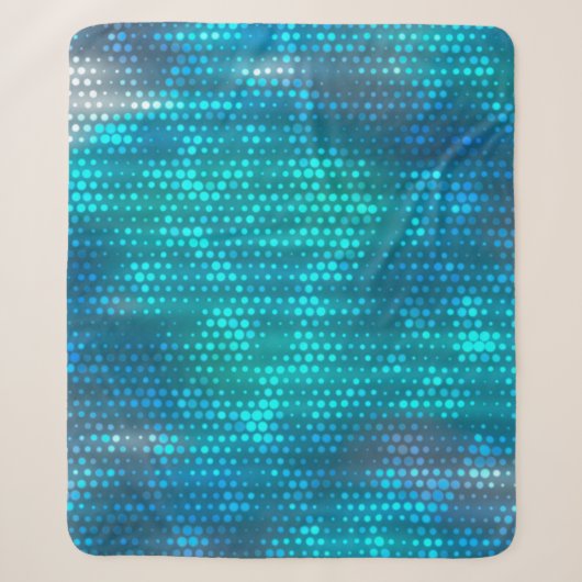 Abstract blue creative background シェルパブランケット (正面)
