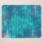 Abstract blue creative background シェルパブランケット (正面(横))