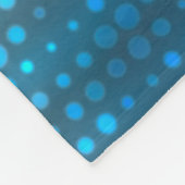Abstract blue creative background フリースブランケット (角)
