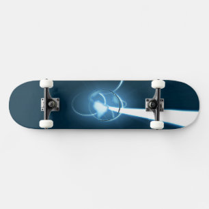 Abstract Blue Earth motion スケートボード