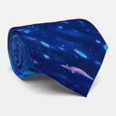 Abstract blue galaxy ネクタイ (ロール)