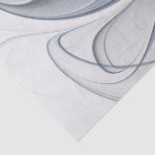 Abstract Blue Gray Watercolor Fractal Art Flower 薄葉紙 (詳細)