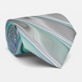 Abstract Blue Green Butterfly Fantasy Fractal Art ネクタイ (ロール)