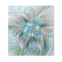 Abstract Blue Green Butterfly Fantasy Fractal Art