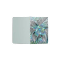 Abstract Blue Green Butterfly Fantasy Fractal Art