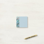 Abstract Blue Green Butterfly Fantasy Fractal Art ポストイット (デスク上)