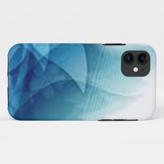 Abstract blue_iphone Case-Mate iPhoneケース (裏面(横))