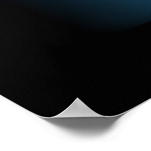Abstract Blue Luxury with Black AP0004 ポスター (角)
