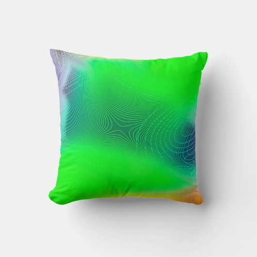 abstract blur background. multicolor effect patter クッション (正面)