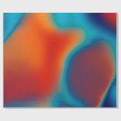 Abstract blur background with colorful blue-light ラッピングペーパー (フラット)
